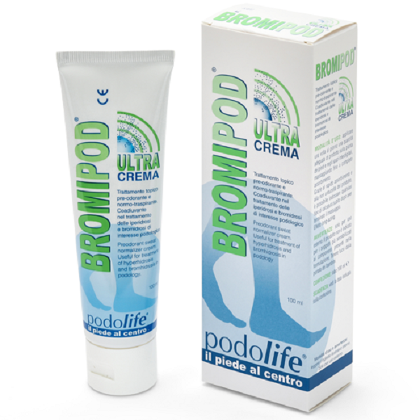 Bromipod ultra kremas 100 ml 600x600 BROMIPOD kremas prakaituojančioms kojoms